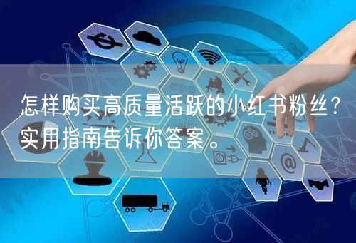 怎样购买高质量活跃的小红书粉丝？实用指南告诉你答案。
