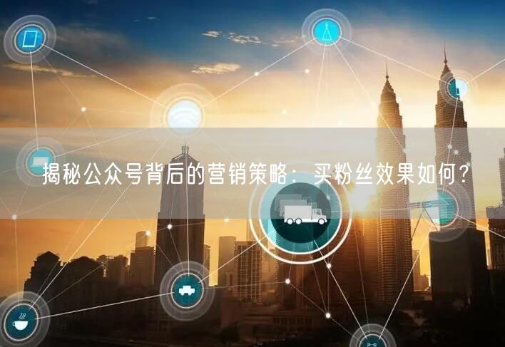 揭秘公众号背后的营销策略：买粉丝效果如何？